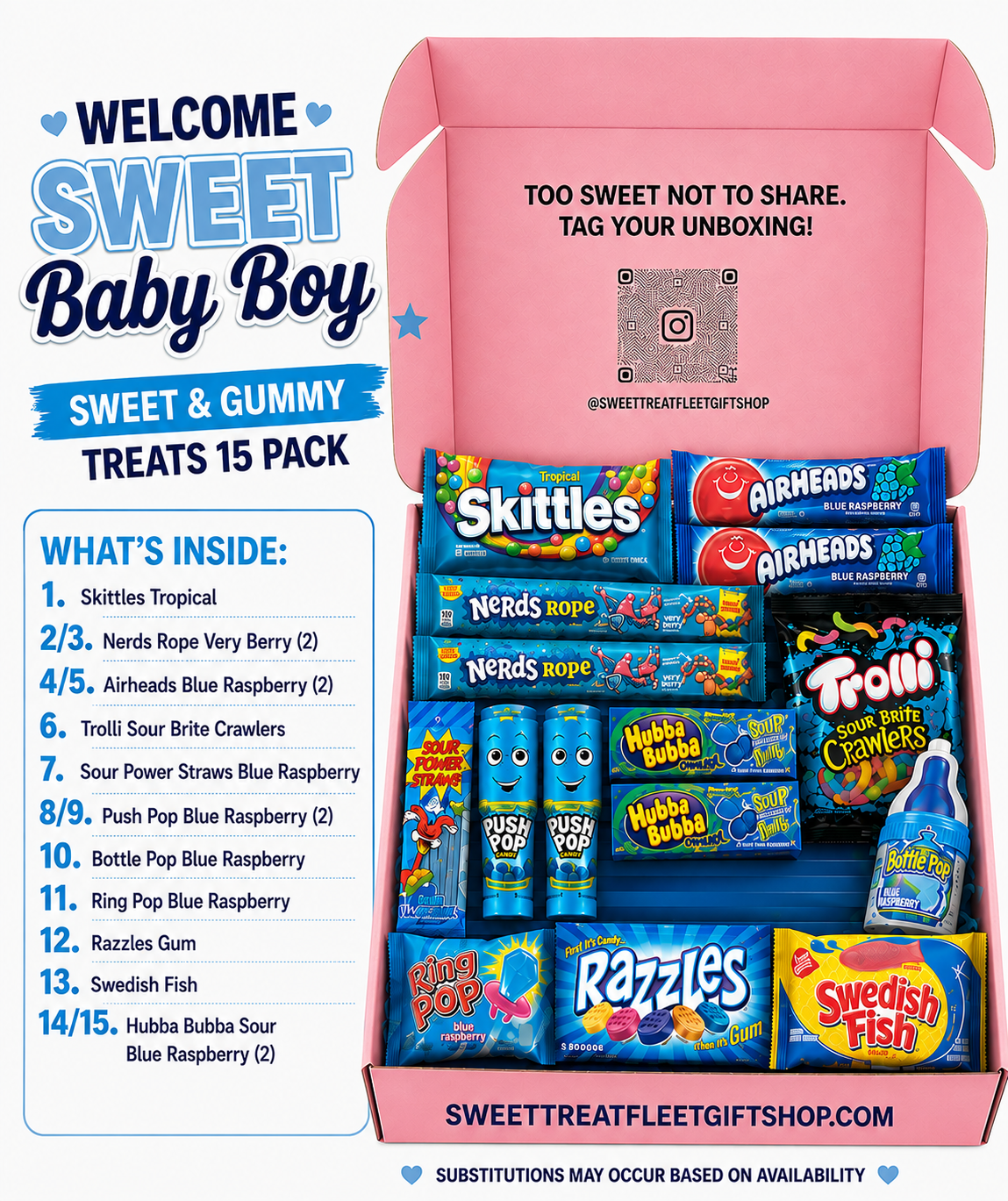 WELCOME SWEET BABY BOY - SWEET & GUMMY