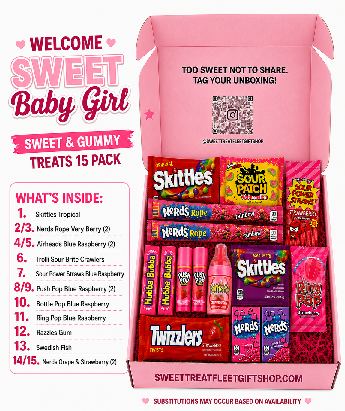 WELCOME SWEET BABY GIRL - SWEET & GUMMY