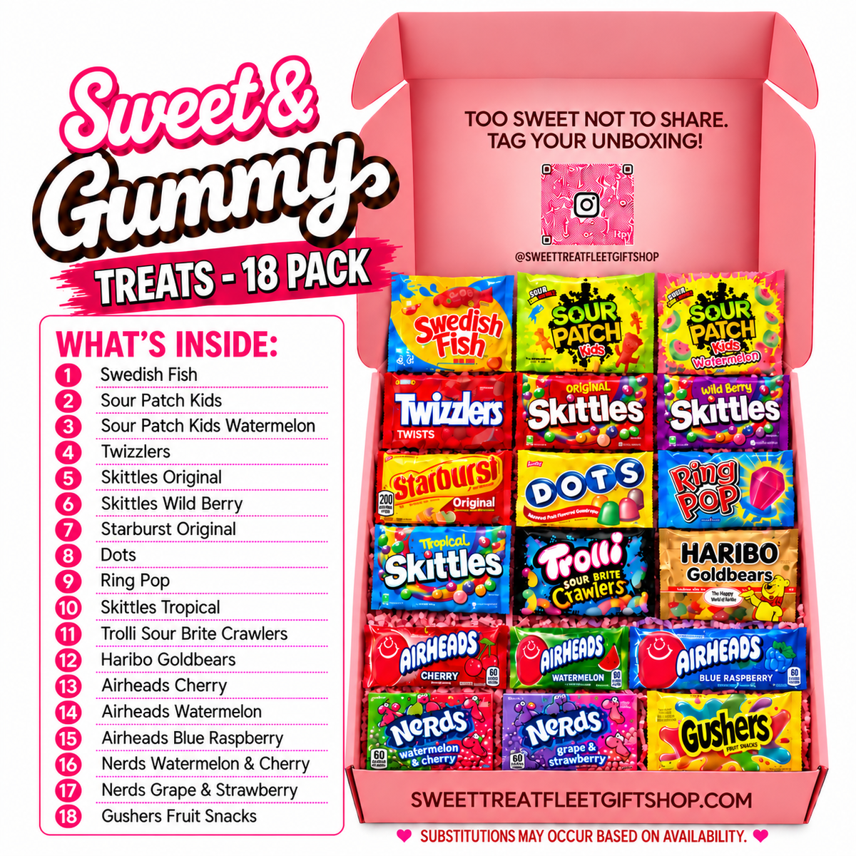 BIRTHDAY SUGAR RUSH-SWEET & GUMMY